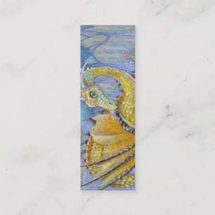 BOOKMARK - Amber Dragon Mini Business Card