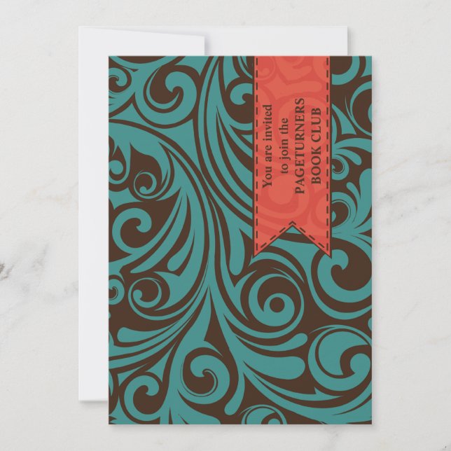 Bookmark Book Club Invitation (Front)