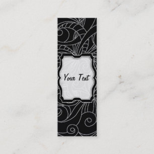 Bookmark Business Card Floral abstract background