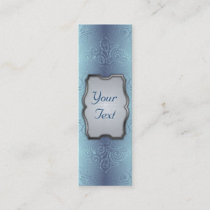 Bookmark Business Card Floral Abstract Damasks