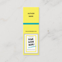 Bookmark for book signing, self-help, nonfiction