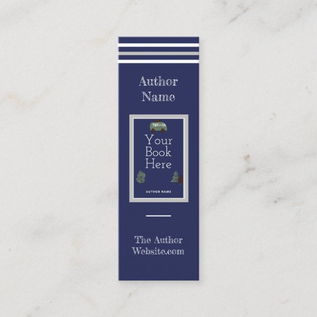 Bookmark for Children's Book or Adventure Book Mini Business Card (Front)