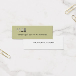 Bookmark - Genealogists do it for the...