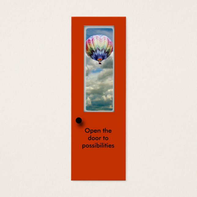 Bookmark - Open door to possibilities (Front)