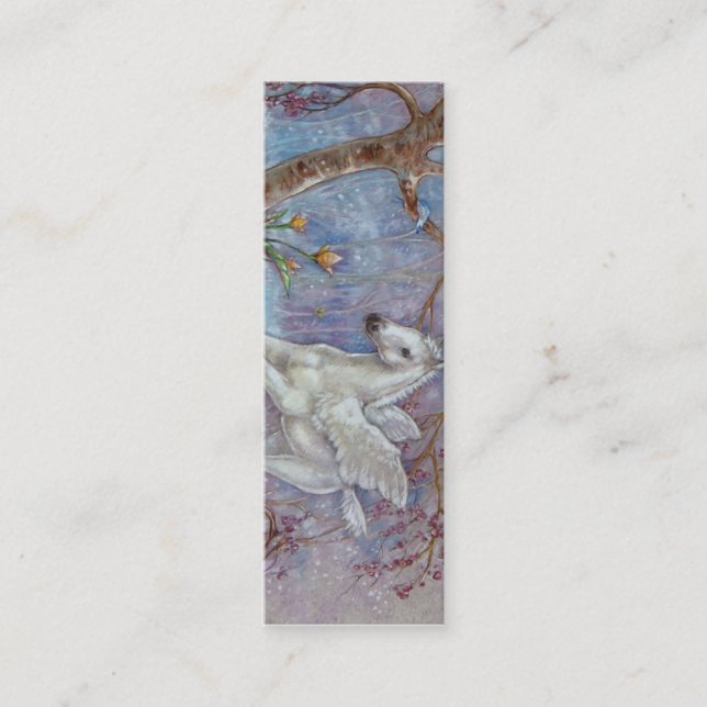 BOOKMARK - Pegasus Mini Business Card (Front)