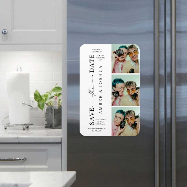 Bookmark Photo Booth Save the Date Magnet (Creator Uploaded)