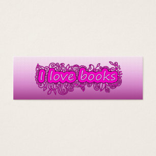 Bookmark - Pink Doodle
