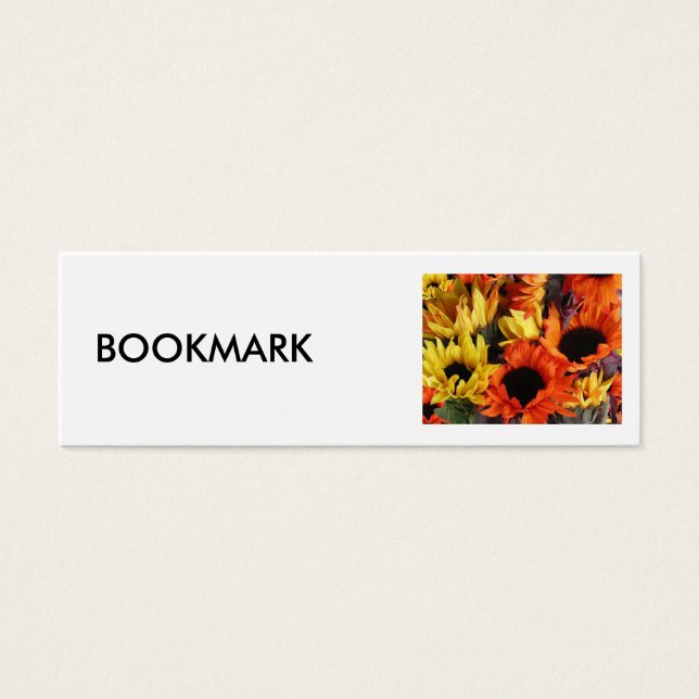 Bookmark, "Sunflowers" (Front)