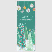 Bookmark with a Christmas theme