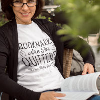 Bookmarks Are For Quitters Personalised Book Club