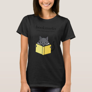 Bookmarks are for Quitters Women's Graphic Tuxedo T-Shirt