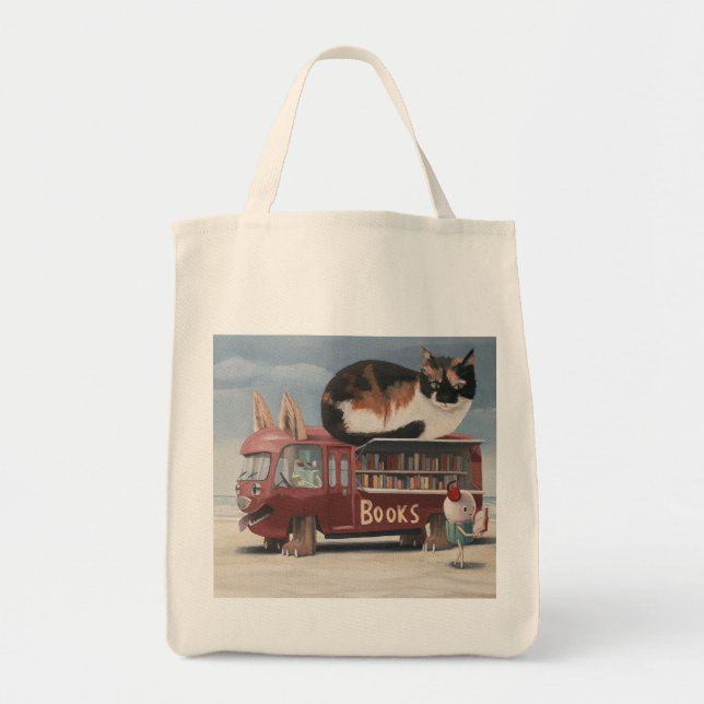 Bookmobile Tote Bag (Front)
