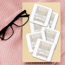 Bookplate From The Library Of Square Stickers