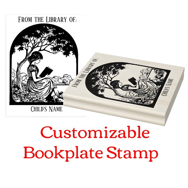 Bookplate Inking Stamp for Girls (Creator Uploaded)