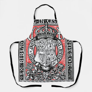 Bookplate Queen Victoria at Windsor Castle Apron