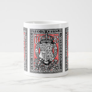 Bookplate Queen Victoria at Windsor Castle Large Coffee Mug