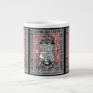 Bookplate Queen Victoria at Windsor Castle Large Coffee Mug