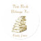 Bookplate Sticker