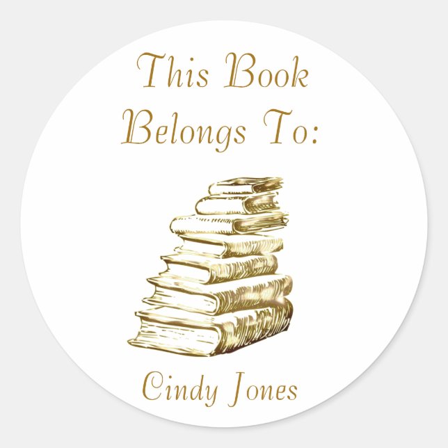 Bookplate Sticker (Front)