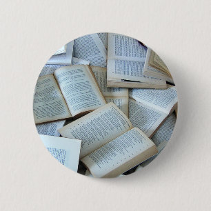 Books 6 Cm Round Badge