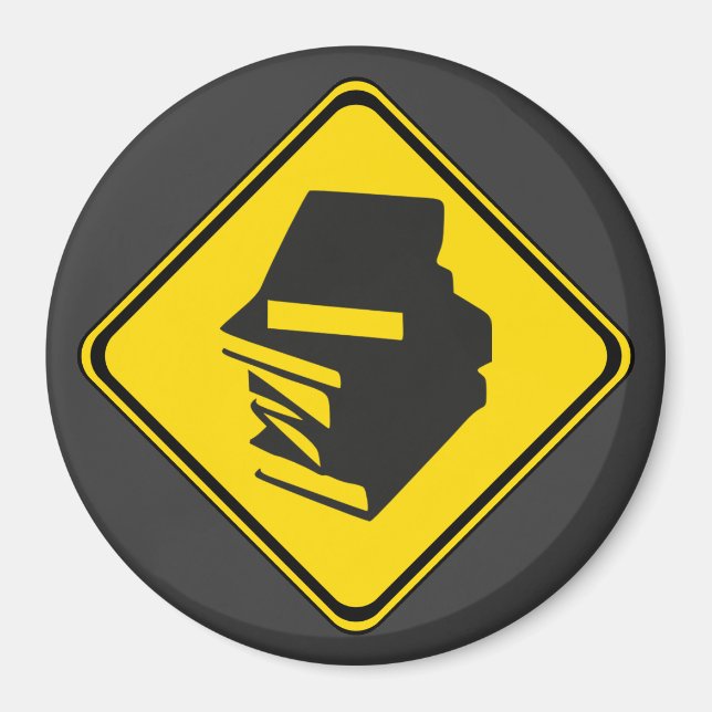 Books Ahead! Magnet (Front)