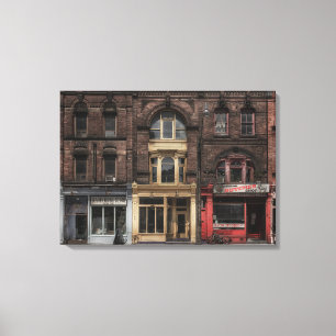 Books and Bistros and Butchers No 5 Colour Version Canvas Print