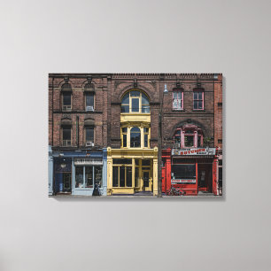 Books and Bistros and Butchers No 8 Colour Version Canvas Print