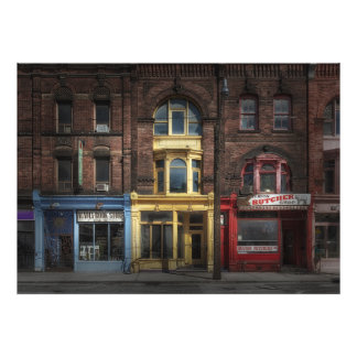 Books and Bistros and Butchers No 9 Colour Version Photo Print