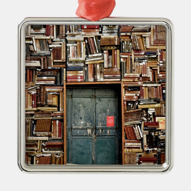 Books and Books Metal Tree Decoration (Front)