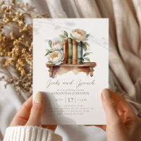 Books and Brunch Cosy Baby Shower Invitation