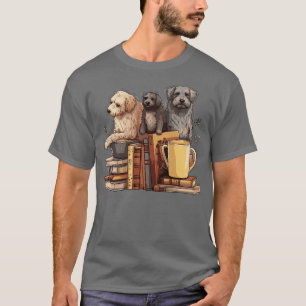 Books And Coffee And Dogs And Social Justice 71 T-Shirt