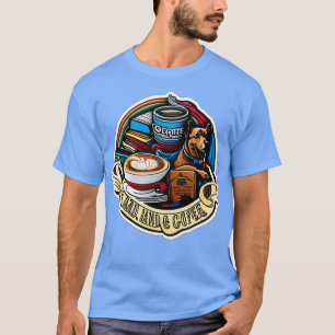 books and coffee and dogs and social justice Stick T-Shirt