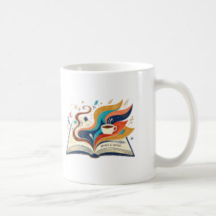 Books And Coffee Mug