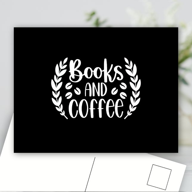 Books and Coffee Postcard (Creator Uploaded)