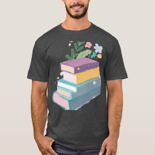 Books and Flowers T-Shirt