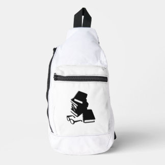 Books and Glasses Sling Bag