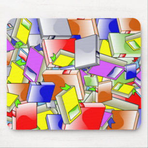 Books and More Books Mouse Pad