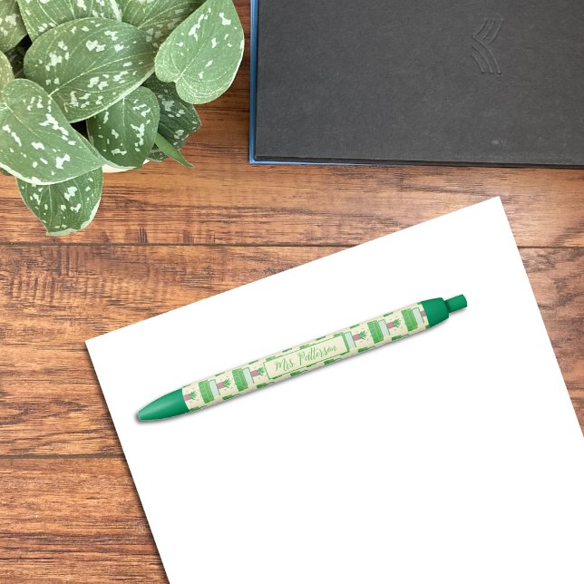 Books and Plant Green Pen with Name (Creator Uploaded)