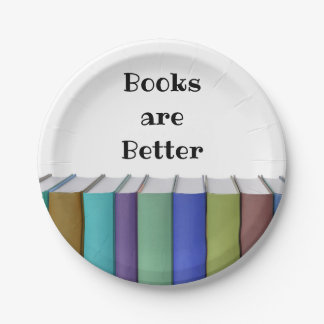 Books are Better Paper Plate