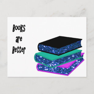 Books are Better Postcard