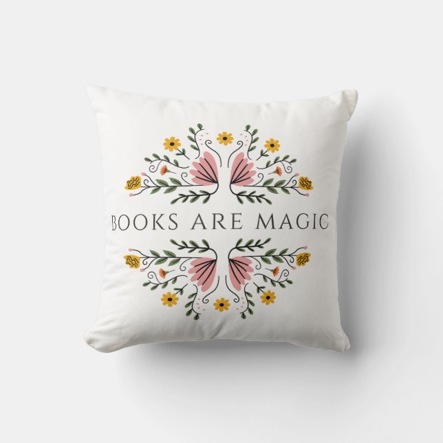 Books Are Magic Cushion (Front)