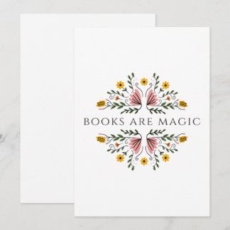 Books Are Magic Greeting Card