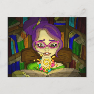 Books are magic postcard
