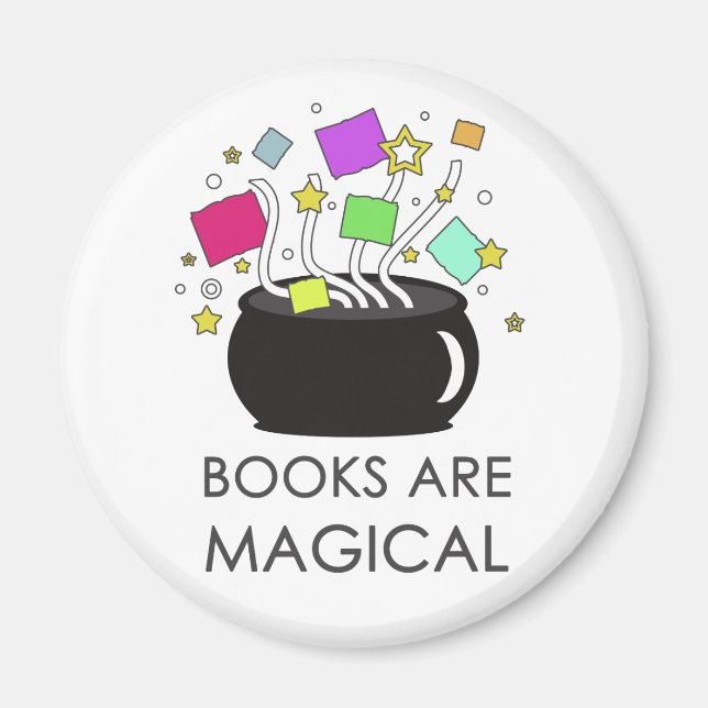 Books Are Magical Magnet (Front)