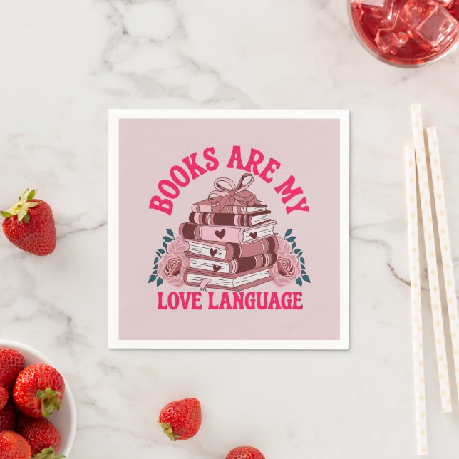 Books are my love language napkin (Insitu)