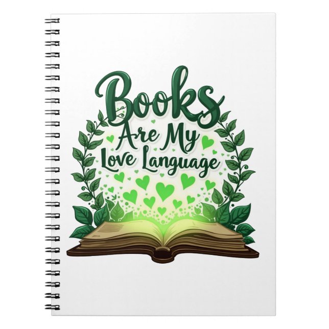 Books Are My Love Language Reading Lover Librarian (Front)
