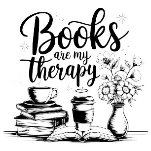 Books are My Therapy Hoodie