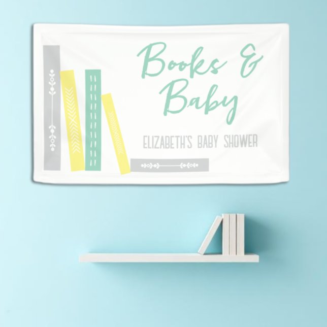 Books Baby Shower Banner (Creator Uploaded)
