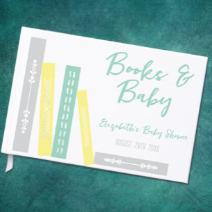 Books Baby Shower Guestbook