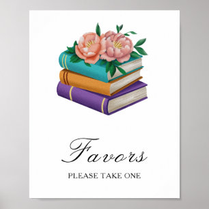 books bags bridal shower Favors Poster
